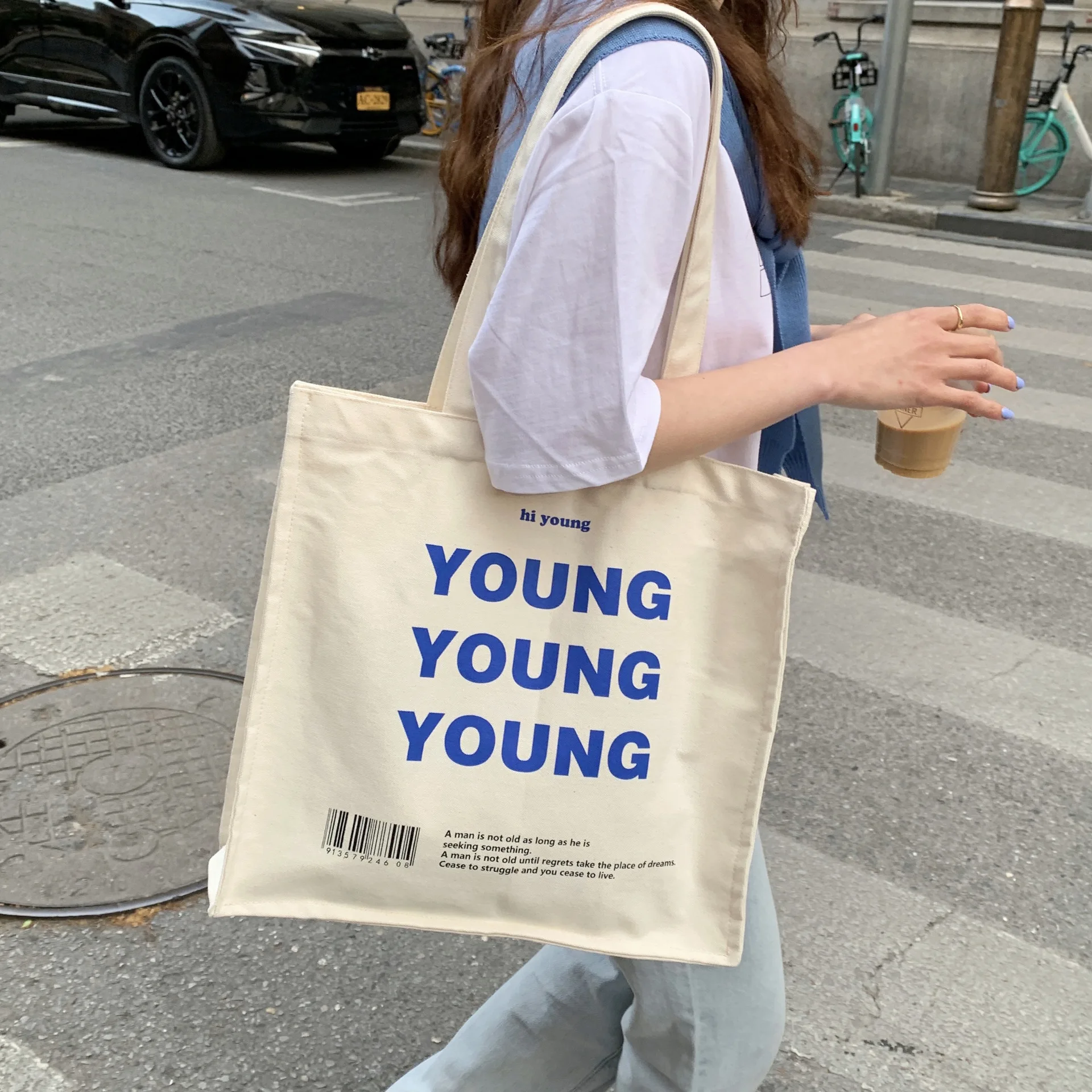 Холщовые сумки для покупок на ремне для женщин, экологически чистая сумка для покупок с буквенным принтом, хлопчатобумажные тканевые больш...
Холщовые сумки для покупок на ремне для женщин, экологически чистая сумка для покупок с буквенным принтом, хлопчатобумажные тканевые больш...