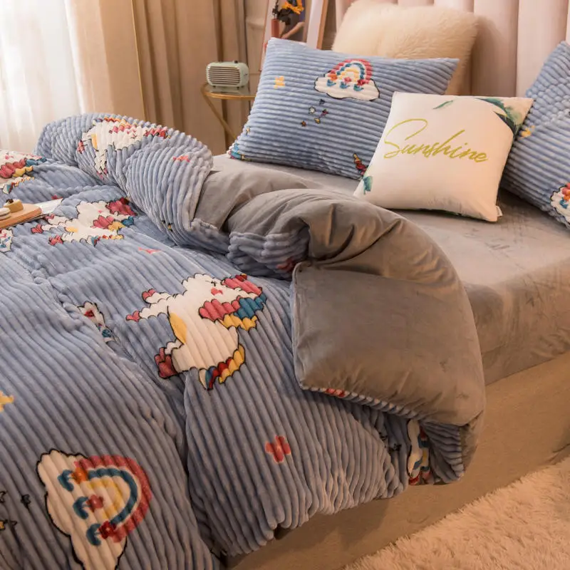 1 шт. одеяло чехол для детской теплой кровати двойной размер funda nordica cama 150
