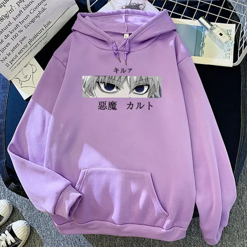 Women Hoodies Hunter Women Pullovers Hoodies Sweatshirts Zoldyck Devil Eye Print Anime Hoody Streetwear Tops Women Fashio
Women Hoodies Hunter Women Pullovers Hoodies Sweatshirts Zoldyck Devil Eye Print Anime Hoody Streetwear Tops Women Fashio