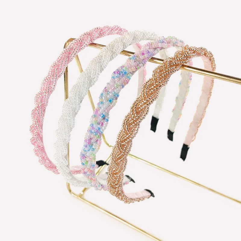 Fashion Shiny Crystal Headband Elegant Beaded Head Bands Headwear Luxury Rhinestone Hairbands Girls Hair Accessories 
Fashion Shiny Crystal Headband Elegant Beaded Head Bands Headwear Luxury Rhinestone Hairbands Girls Hair Accessories