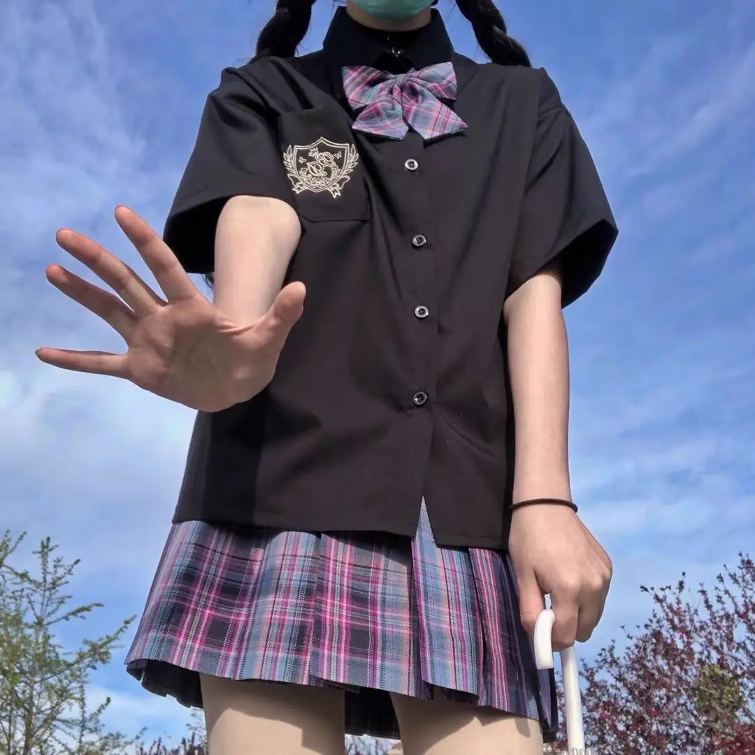 Japanese Harajuku Three piece set Plaid Mini Women Skirt School Uniforms Skirt A-line Sweet High Waist Women kawaii Suits & Sets
Japanese Harajuku Three piece set Plaid Mini Women Skirt School Uniforms Skirt A-line Sweet High Waist Women kawaii Suits & Sets