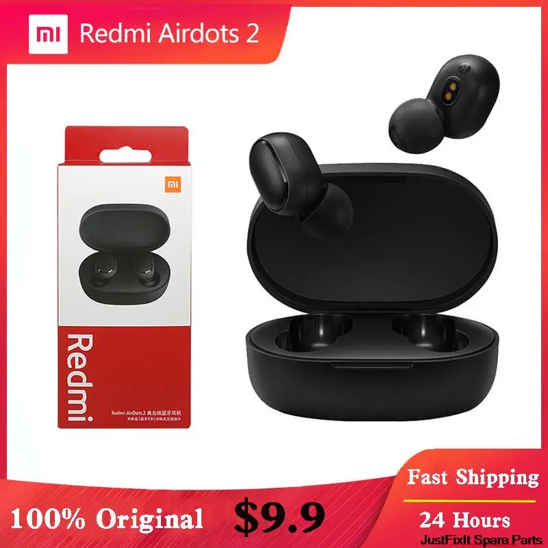Original Xiaomi Redmi Airdots 2 Earbuds True Wireless Earphone Bluetooth 5.0 Noise Reductio Headset With Mic Tws Xiaomi Airdots
Original Xiaomi Redmi Airdots 2 Earbuds True Wireless Earphone Bluetooth 5.0 Noise Reductio Headset With Mic Tws Xiaomi Airdots