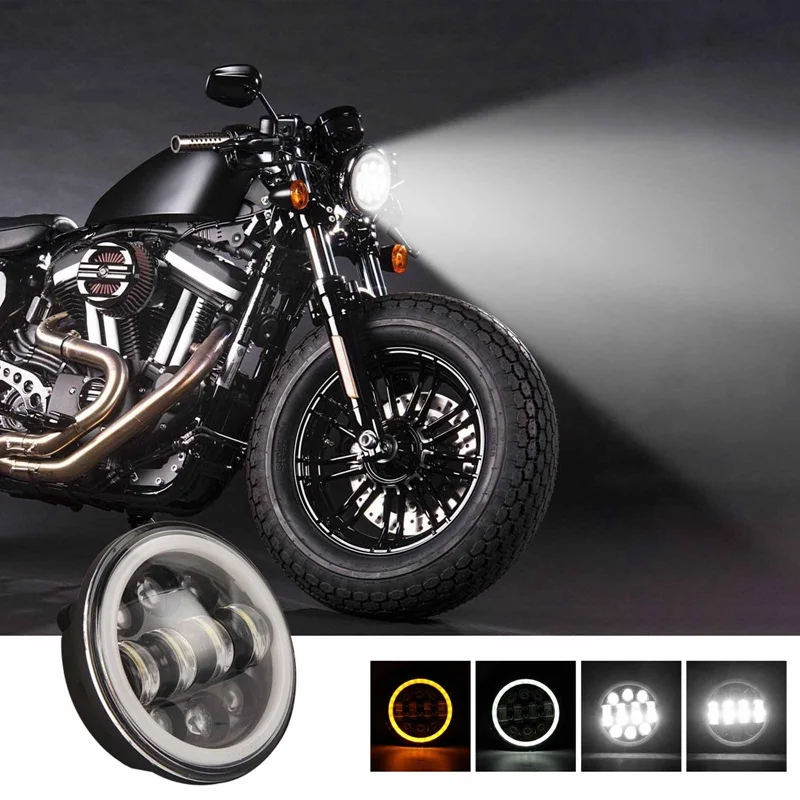 1 pcs 5.75 5 3/4 Black LED Headlights Sealed Projector DRL Lamps 200w high quality For Motorcycle Driving lamp car accessories
1 pcs 5.75 5 3/4 Black LED Headlights Sealed Projector DRL Lamps 200w high quality For Motorcycle Driving lamp car accessories