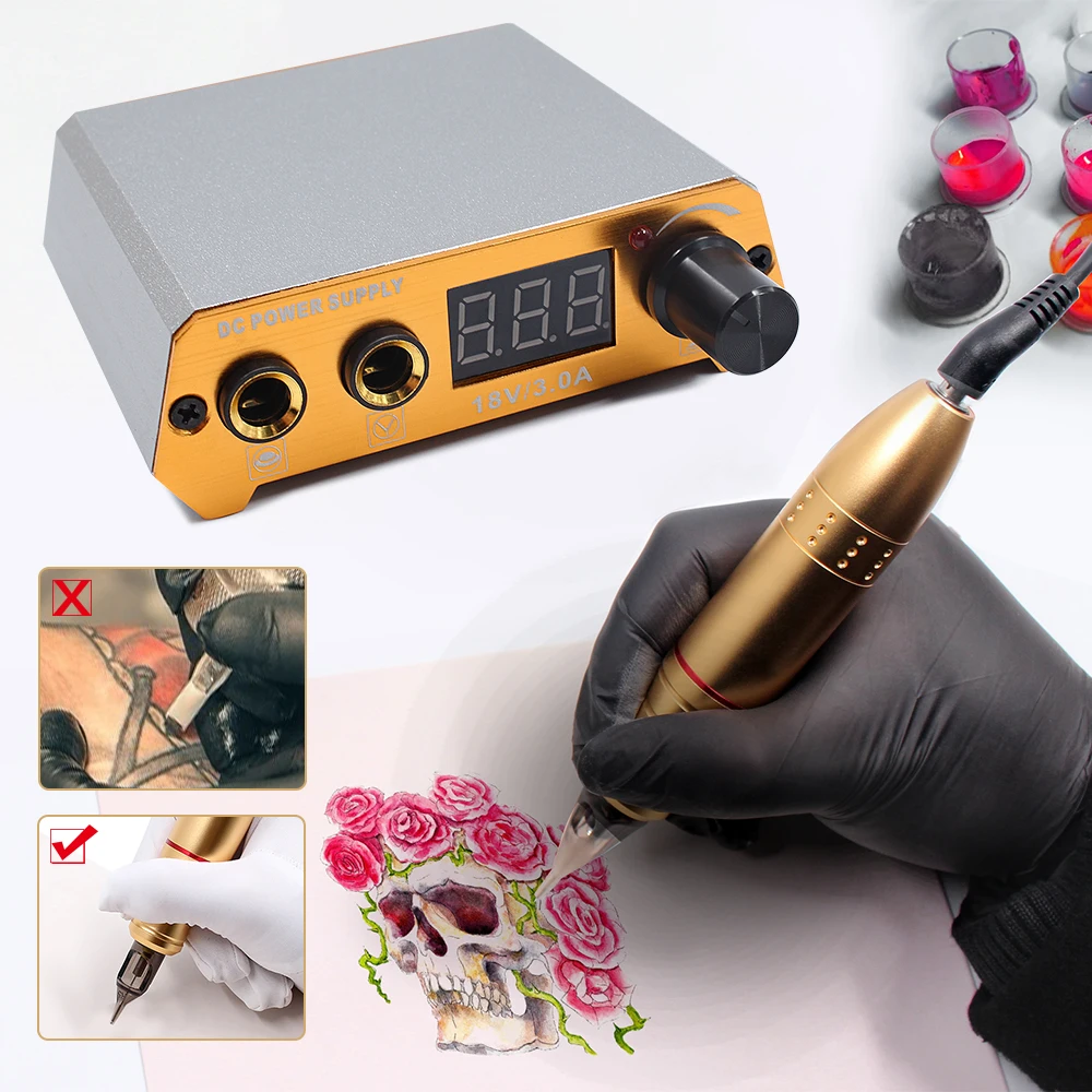 Tattoo Machine Kit Rotary Pen Powerful Swiss Motor Eyebrow Lip Eyeliner Permanent Makeup Tattoo Gun with Needle Cartridges
Tattoo Machine Kit Rotary Pen Powerful Swiss Motor Eyebrow Lip Eyeliner Permanent Makeup Tattoo Gun with Needle Cartridges