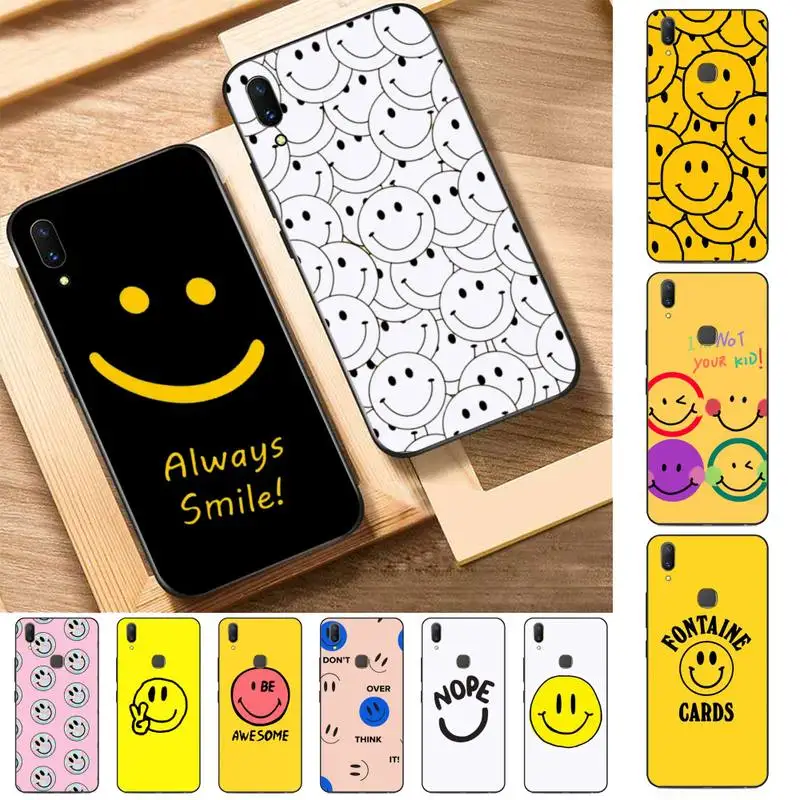 Fashion Cartoon Smile Face Phone Case for Vivo Y91C Y11 17 19 17 67 81 Oppo A9 2020 Realme c3
Fashion Cartoon Smile Face Phone Case for Vivo Y91C Y11 17 19 17 67 81 Oppo A9 2020 Realme c3