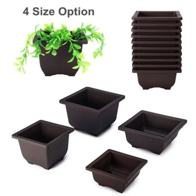 1PC Flower Pot Imitation Plastic Balcony Square Pots Flower Bonsai Bowl Planter Nursery For Nordic-style Home Decoration
1PC Flower Pot Imitation Plastic Balcony Square Pots Flower Bonsai Bowl Planter Nursery For Nordic-style Home Decoration