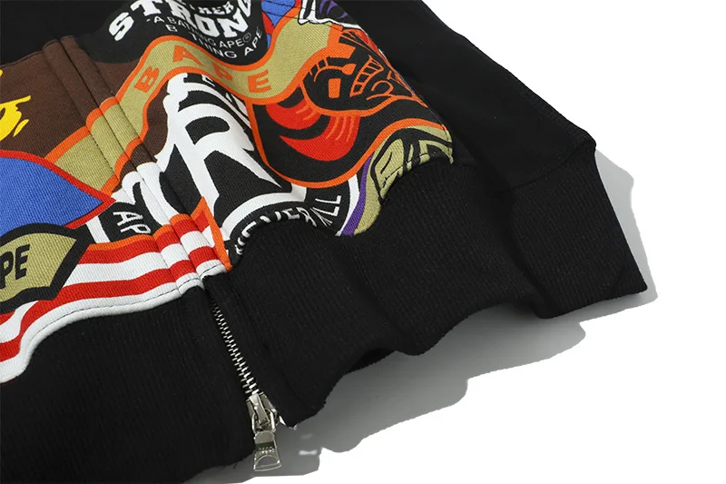 Shark Hoodies Graffiti Thin Hooded Zipper Coat Streetwear Oversized Harajuku Sweatshirt Fashion Men Clothing
Shark Hoodies Graffiti Thin Hooded Zipper Coat Streetwear Oversized Harajuku Sweatshirt Fashion Men Clothing