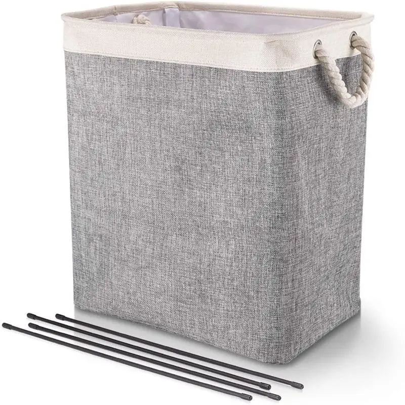 Laundry Basket With Handles Collapsible Linen Laundry Hampers Well-Holding Laundry Storage Basket For Toys Clothes Organizer
Laundry Basket With Handles Collapsible Linen Laundry Hampers Well-Holding Laundry Storage Basket For Toys Clothes Organizer