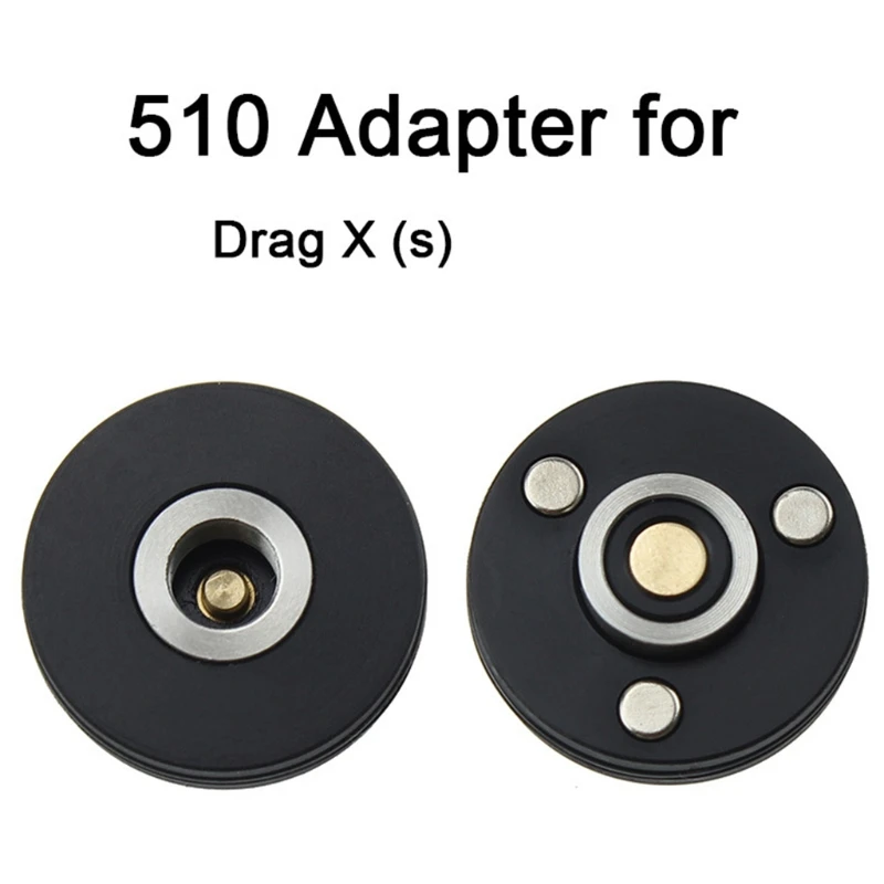 Адаптер 510 для Drag X S Vape Pod Kit Магнитный соединитель латунь RDA RTA аксессуары