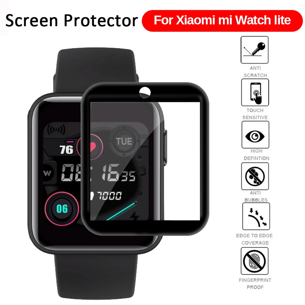 20D Curved Edge Full Soft Protective Film Cover For Redmi Watch / Mi Watch Lite / For Xiaomi Color Screen Protector (Not Glass)
20D Curved Edge Full Soft Protective Film Cover For Redmi Watch / Mi Watch Lite / For Xiaomi Color Screen Protector (Not Glass)