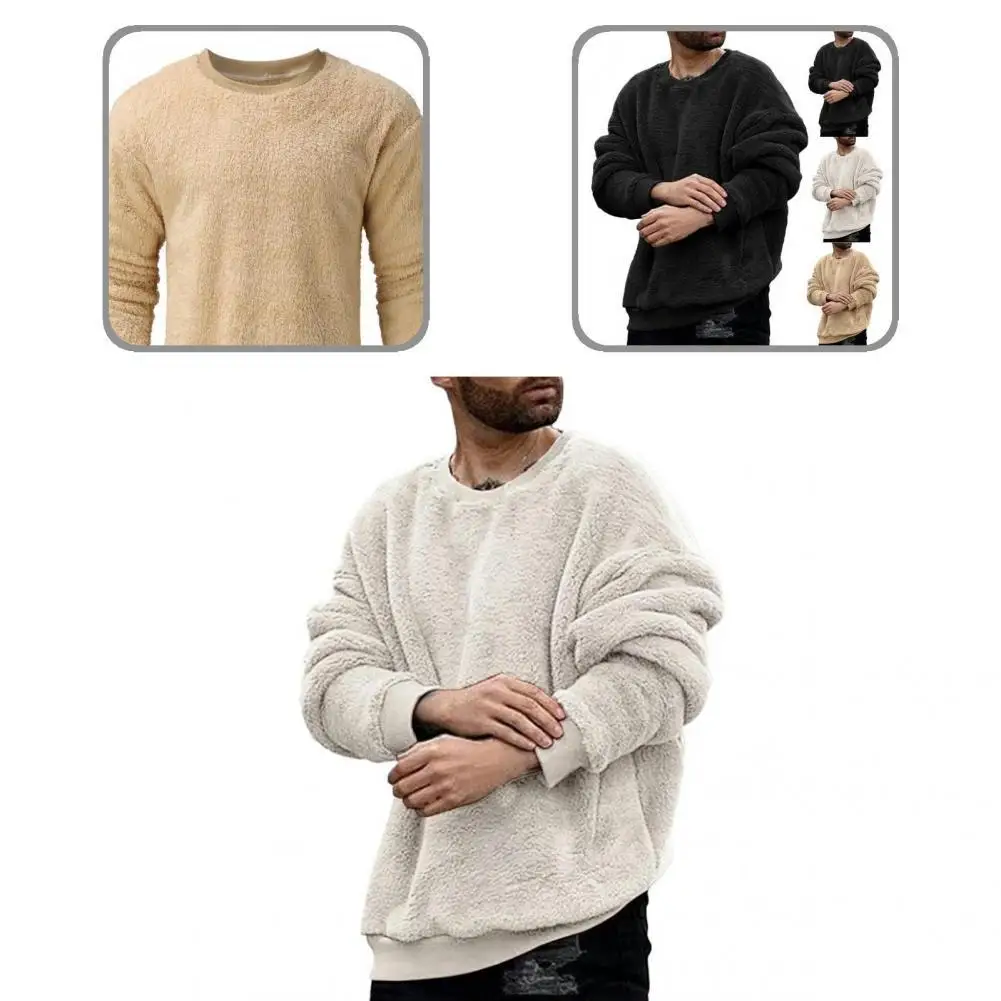 Зимний свитшот с длинным рукавом и круглым вырезом, теплый двухсторонний плюшевый зимний свитшот, свитшот для повседневной носки
Зимний свитшот с длинным рукавом и круглым вырезом, теплый двухсторонний плюшевый зимний свитшот, свитшот для повседневной носки