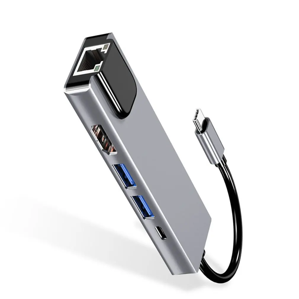 5-in-1 Docking Station Type-C To USB3.0x2+HDMI+PD+Gigabit LAN Multifunctional Split Line Card Reader Hub
5-in-1 Docking Station Type-C To USB3.0x2+HDMI+PD+Gigabit LAN Multifunctional Split Line Card Reader Hub