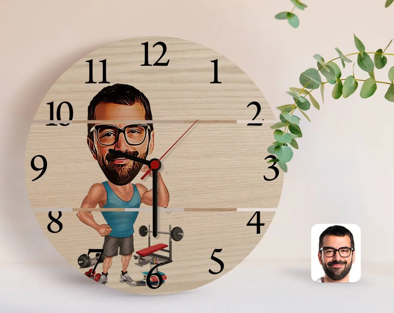 Персонализированные Для Мужчин 'S Fitnesscı карикатура аутентичный деревянный поддон Saat-1
Персонализированные Для Мужчин 'S Fitnesscı карикатура аутентичный деревянный поддон Saat-1