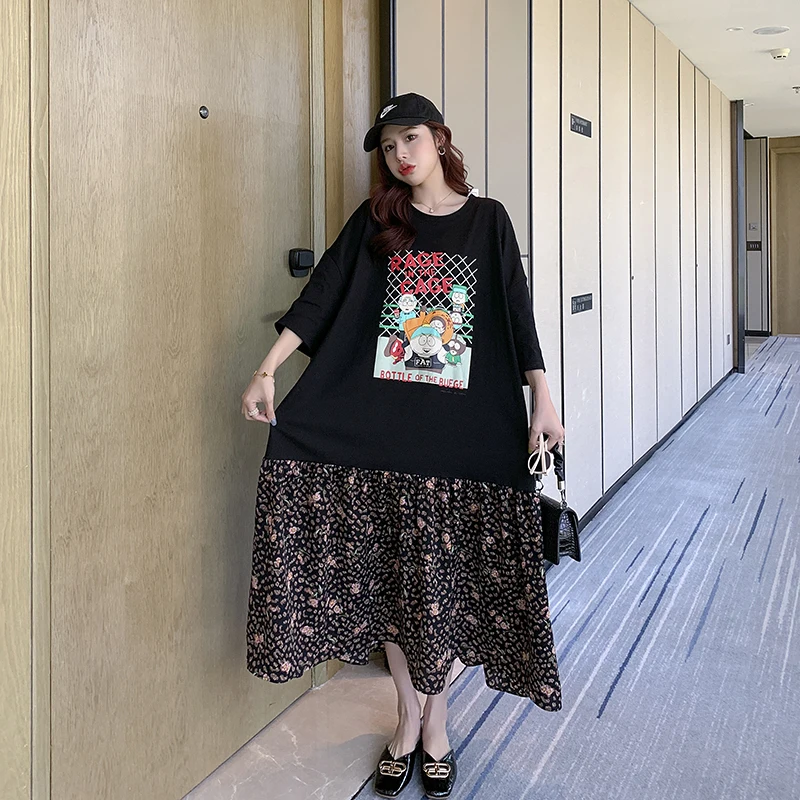NYFS Summer dress 2021 Korean New Loose Patchwork Chiffon Woman Dress Vestidos Robe Elbise Fashion Printing Long Dress
NYFS Summer dress 2021 Korean New Loose Patchwork Chiffon Woman Dress Vestidos Robe Elbise Fashion Printing Long Dress