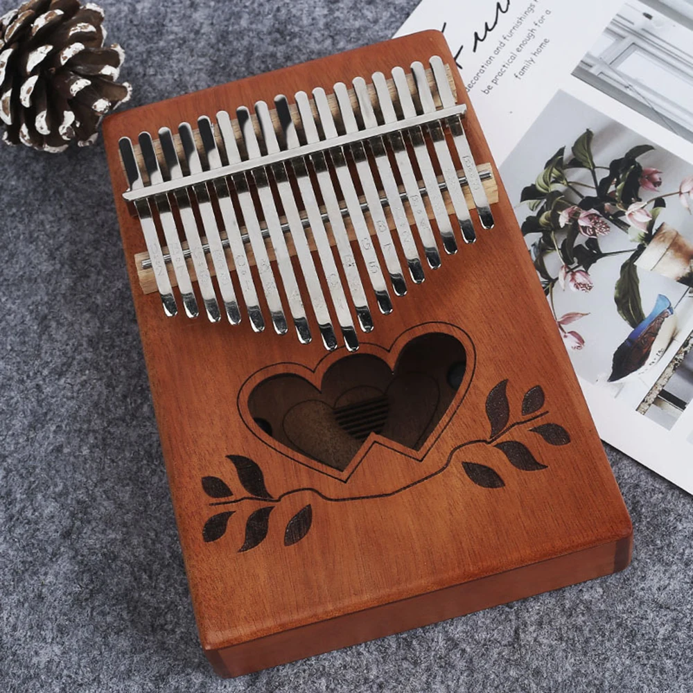 17 Keys Kalimba Mahogany Thumb Piano Musical Instrument Finger Piano Wood Thumb-Piano with Tuning Hammer Sticker Cloth Bag KLB07
17 Keys Kalimba Mahogany Thumb Piano Musical Instrument Finger Piano Wood Thumb-Piano with Tuning Hammer Sticker Cloth Bag KLB07