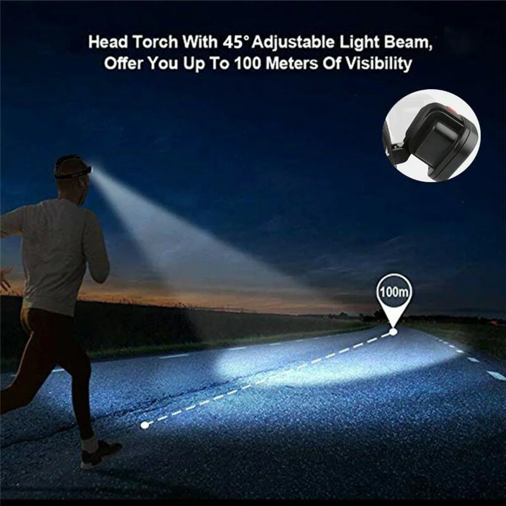 Super Strong COB LED Headlight 4 Modes Adjustable Head Lamp USB Rechargeable Lantern Floodlight For 3.7V
Super Strong COB LED Headlight 4 Modes Adjustable Head Lamp USB Rechargeable Lantern Floodlight For 3.7V
