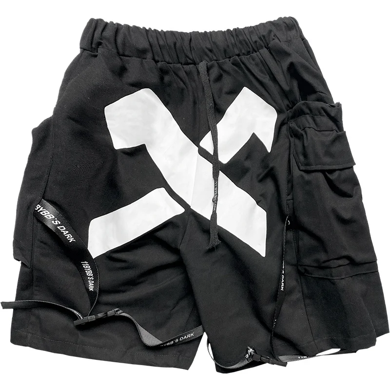 Cargo Tactics Shorts Men Fashion Streetwear New Summer Shorts Male Elastic Waist Big Pocket Ribbon BB71
Cargo Tactics Shorts Men Fashion Streetwear New Summer Shorts Male Elastic Waist Big Pocket Ribbon BB71
