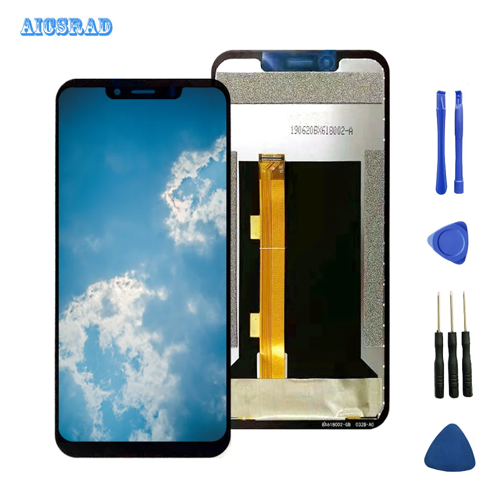 Для Ulefone Armor 6 6E S ЖК дисплей + кодирующий преобразователь сенсорного экрана в сборе