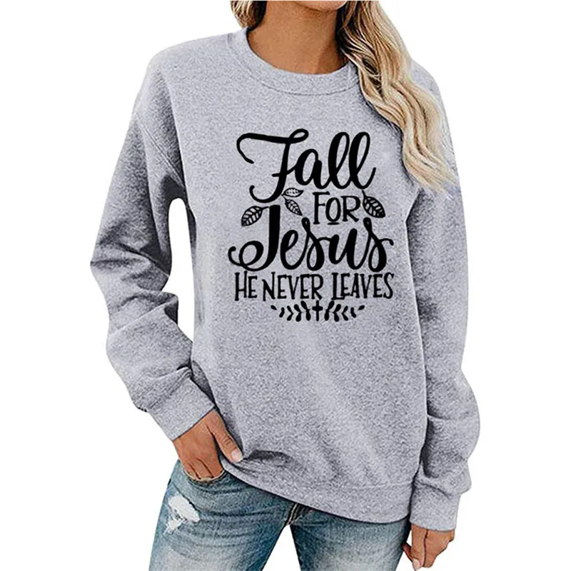 Fall for Jesus He Never Leaves Print Thanksgiving Sweatshirt Fall 2020 Women Jumper Casual Long Sleeve Hoodie Female Clothing
Fall for Jesus He Never Leaves Print Thanksgiving Sweatshirt Fall 2020 Women Jumper Casual Long Sleeve Hoodie Female Clothing
