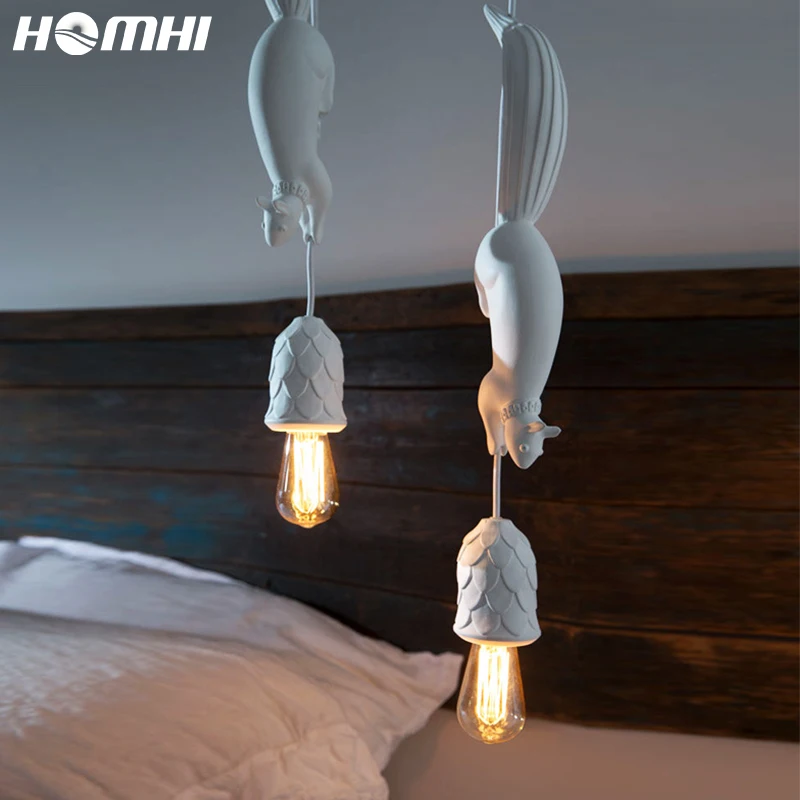 Squirrel Climbing Pendant Lamp Children Room Hanging Home Light Decoration Nordic Light Deco Chambre Animal Fixtures HPD-017
Squirrel Climbing Pendant Lamp Children Room Hanging Home Light Decoration Nordic Light Deco Chambre Animal Fixtures HPD-017