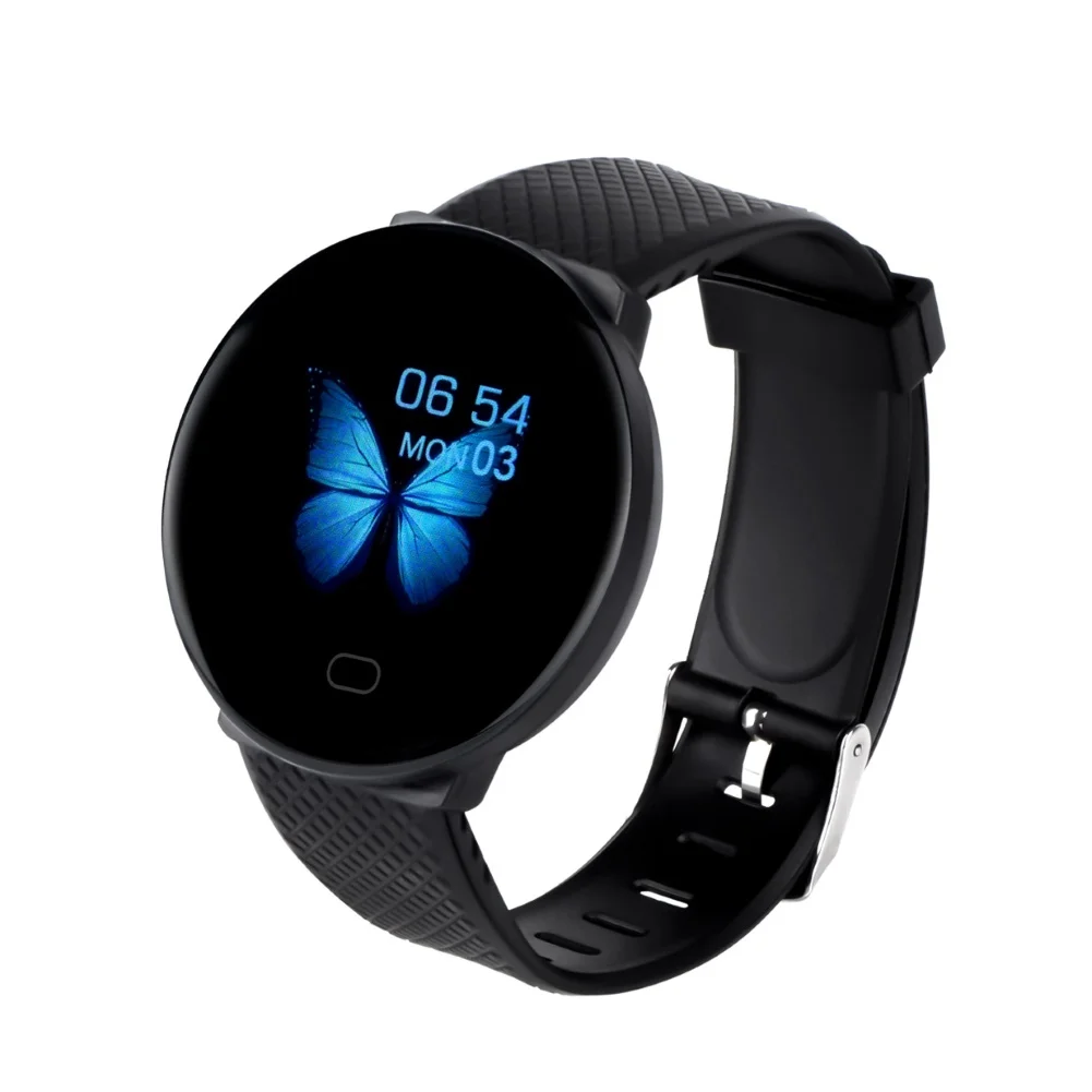 Спортивные водонепроницаемые умные часы-браслет D19 IP67 с Bluetooth и Пульсометром |