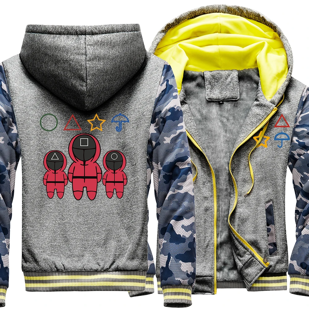 Sugar Pie Pattern Squid Game Printing Male Hoody Winter Large Size Clothes For Men Vintage Warm Hoody Soft Thermal Men'S Hoodies
Sugar Pie Pattern Squid Game Printing Male Hoody Winter Large Size Clothes For Men Vintage Warm Hoody Soft Thermal Men'S Hoodies