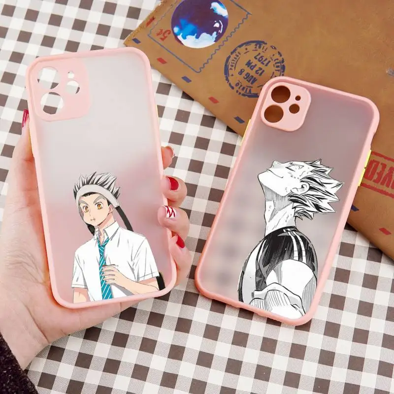 Haikyuu!! anime Bokuto Kōtarō Phone Case matte transparent For iphone 7 8 11 12 13 plus mini x xs xr pro max cover
Haikyuu!! anime Bokuto Kōtarō Phone Case matte transparent For iphone 7 8 11 12 13 plus mini x xs xr pro max cover