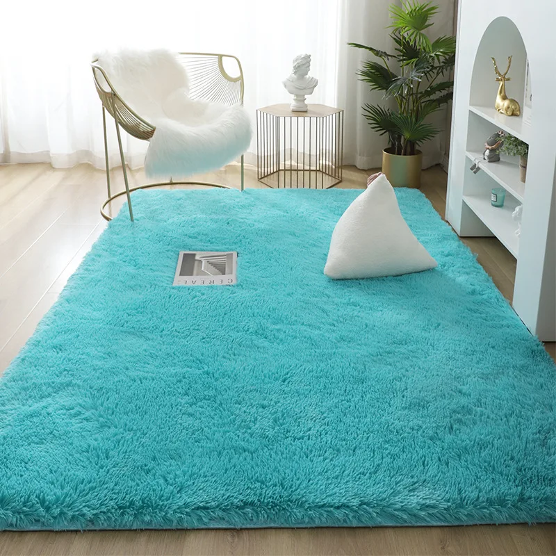 Silky Fluffy Carpet Modern Home Decor Long Plush Shaggy Rug Children's Play Mats Sofa Living Bedroom Bedside Mat Balcony Carpets
Silky Fluffy Carpet Modern Home Decor Long Plush Shaggy Rug Children's Play Mats Sofa Living Bedroom Bedside Mat Balcony Carpets