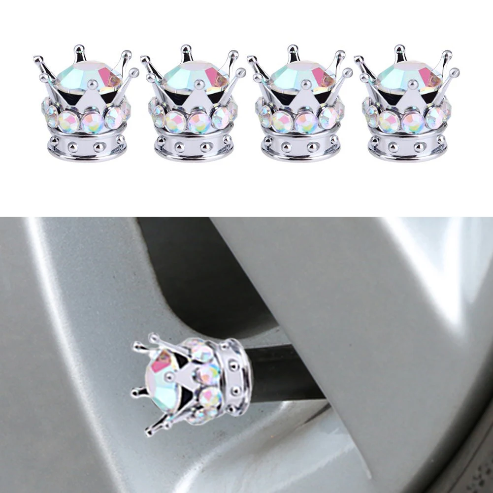 4pcs Car Wheel Tire Valve Caps Cover Crown Diamond Tyre Stem Dust Valve Caps Auto Truck Tyre Rim Stem Dust Air Cover
4pcs Car Wheel Tire Valve Caps Cover Crown Diamond Tyre Stem Dust Valve Caps Auto Truck Tyre Rim Stem Dust Air Cover