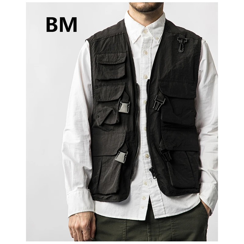 Japanese Streetwear Fashion Vest Men Clothing 2020 Harajuku Casual Work Jacket Techwear Outdoor Coat Korean Clothes Male
Japanese Streetwear Fashion Vest Men Clothing 2020 Harajuku Casual Work Jacket Techwear Outdoor Coat Korean Clothes Male