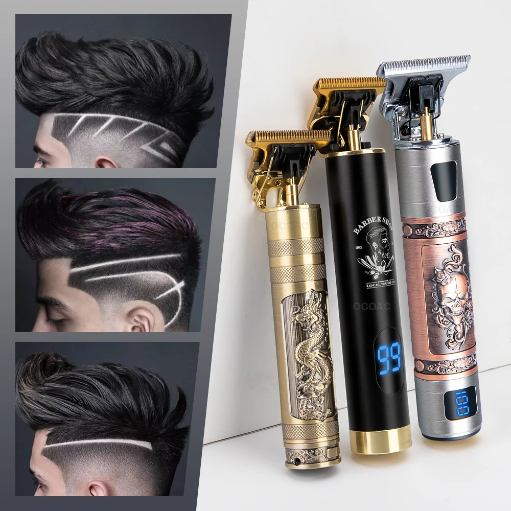 Electric Hair Cutting Machine For Men Dragon Barber Professional Hair Trimmer 0mm Beard Shaver USB Cordless Hair Clipper Set
Electric Hair Cutting Machine For Men Dragon Barber Professional Hair Trimmer 0mm Beard Shaver USB Cordless Hair Clipper Set