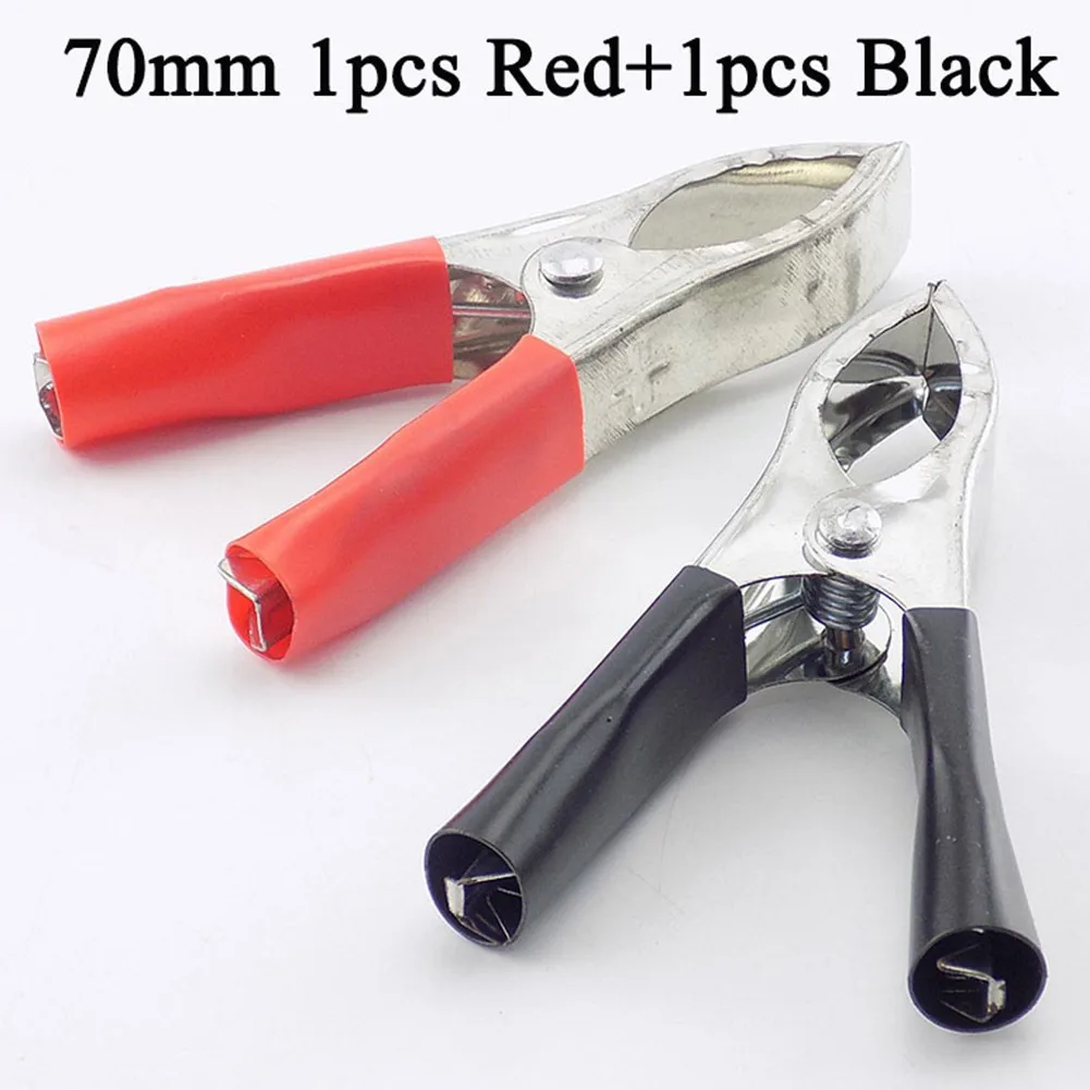 10 Pcs Electrical Test Clip Metal Alligator Clip With Red And Black Handle 5A Plastic Handle Insulated Crocodile Clip
10 Pcs Electrical Test Clip Metal Alligator Clip With Red And Black Handle 5A Plastic Handle Insulated Crocodile Clip