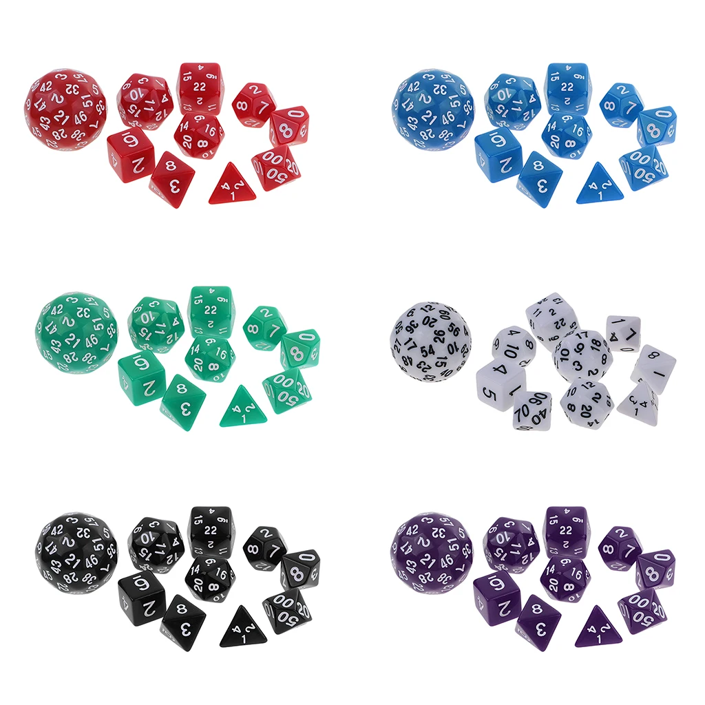 10pcs Digital Dices Multi-sided Dices Set for D&D RPG Playing Game Dice Toys
10pcs Digital Dices Multi-sided Dices Set for D&D RPG Playing Game Dice Toys