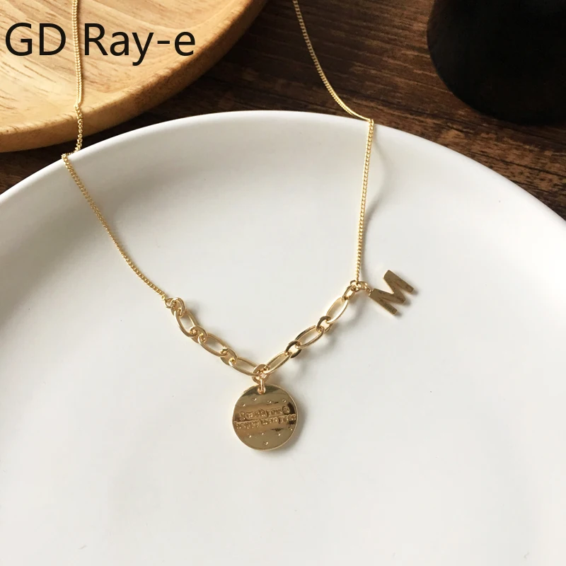 Hip Hop Letter M Neckchain for Women Party Gifts Round Disc Pendant Fashion Necklace Hip-hop Jewelry Aesthetic Gold Choker 2135Y
Hip Hop Letter M Neckchain for Women Party Gifts Round Disc Pendant Fashion Necklace Hip-hop Jewelry Aesthetic Gold Choker 2135Y