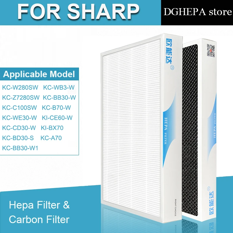 Air Purifier HEPA filter replacement for Sharp KC-W280SW KC-WB3-W KC-Z7280SW KC-BB30-W KC-C100SW KC-B70-W air parts filter
Air Purifier HEPA filter replacement for Sharp KC-W280SW KC-WB3-W KC-Z7280SW KC-BB30-W KC-C100SW KC-B70-W air parts filter