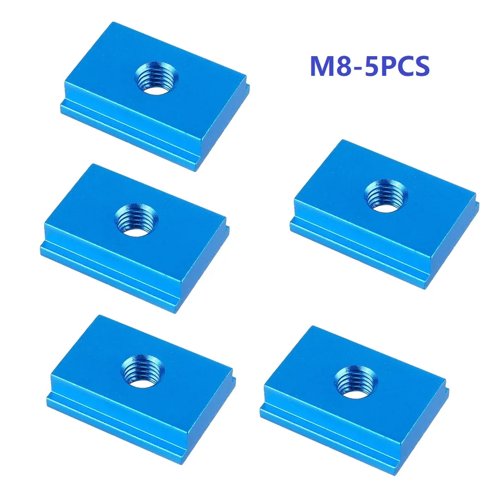 5PCS M6/M8 T-Track Slider Aluminum Alloy T Slot Nut Woodworking Tool Fastener For Workbench Router Table Woodworking Hand Tool
5PCS M6/M8 T-Track Slider Aluminum Alloy T Slot Nut Woodworking Tool Fastener For Workbench Router Table Woodworking Hand Tool