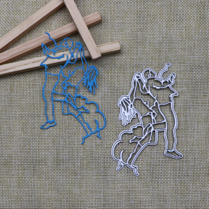 Bride and Groom Hollow Frame Metal Cutting Dies Stencils for DIY Scrapbooking Album Decorative Embossing Hand-on Paper Cards
Bride and Groom Hollow Frame Metal Cutting Dies Stencils for DIY Scrapbooking Album Decorative Embossing Hand-on Paper Cards