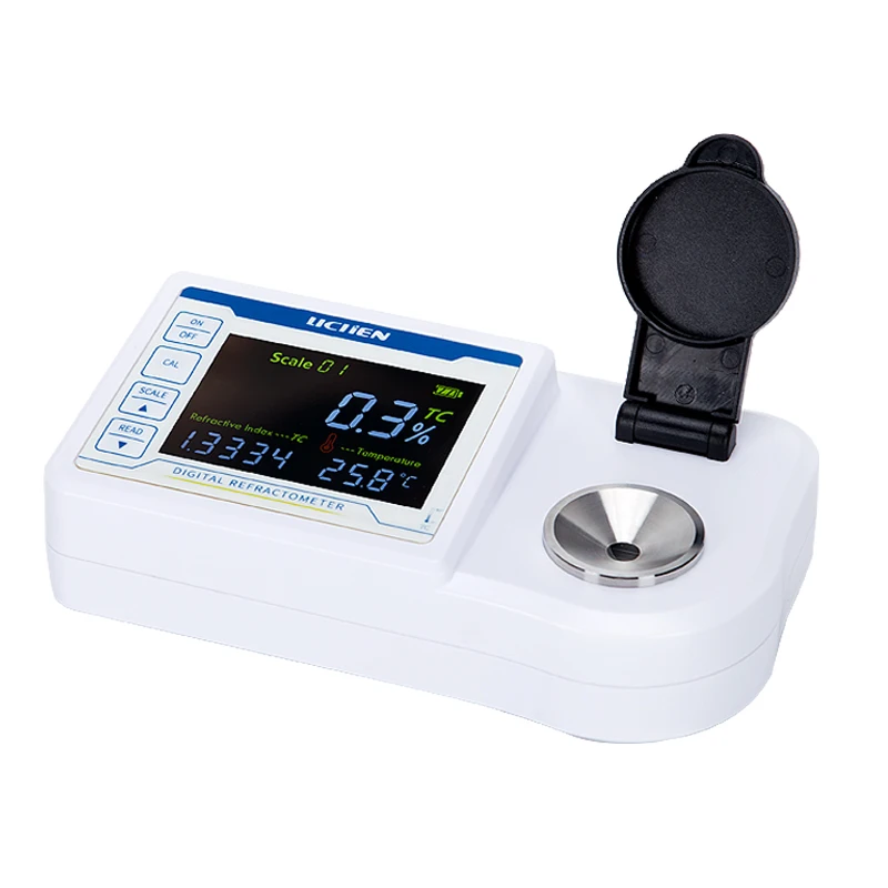 Sugar meter sweetness tester high precision fruit sugar meter sugar analyzer refractometer sugar analyzer
Sugar meter sweetness tester high precision fruit sugar meter sugar analyzer refractometer sugar analyzer