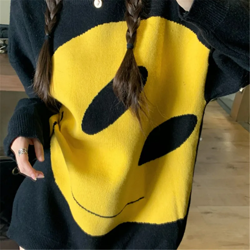 Cartoon Knitted Sweater Women Autumn Winter Warm Fashion Embroidery Jumpers O-Neck Long Sleeve Pullovers Female Loose Sweaters
Cartoon Knitted Sweater Women Autumn Winter Warm Fashion Embroidery Jumpers O-Neck Long Sleeve Pullovers Female Loose Sweaters
