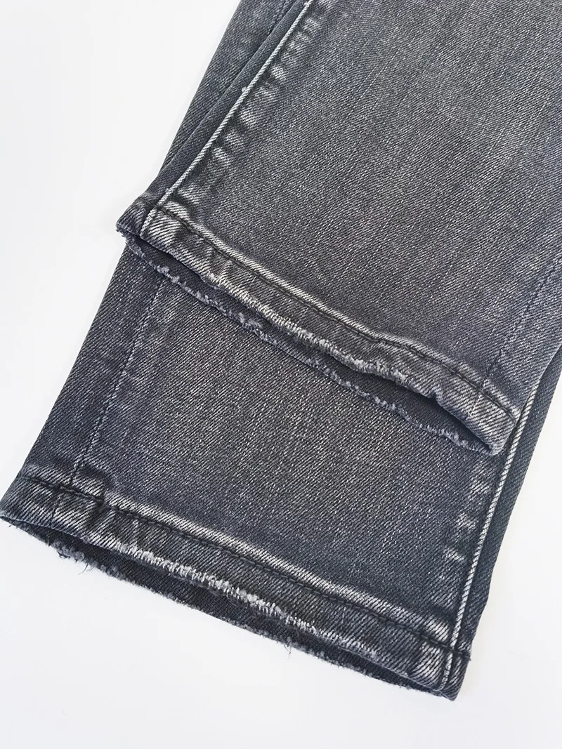 Spring Autumn New Style Fashion Versatile Black Grey High Waist Nine Points Stretch Jeans Women Small Straight Pants A6
Spring Autumn New Style Fashion Versatile Black Grey High Waist Nine Points Stretch Jeans Women Small Straight Pants A6