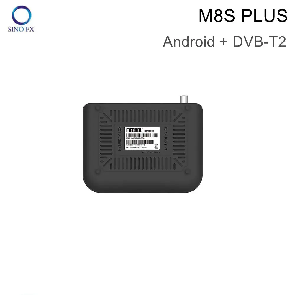 Mecool M8S Plus DVB-T2 Android TV Box Combo Media Player AML S905X2 2G/16G 
Mecool M8S Plus DVB-T2 Android TV Box Combo Media Player AML S905X2 2G/16G