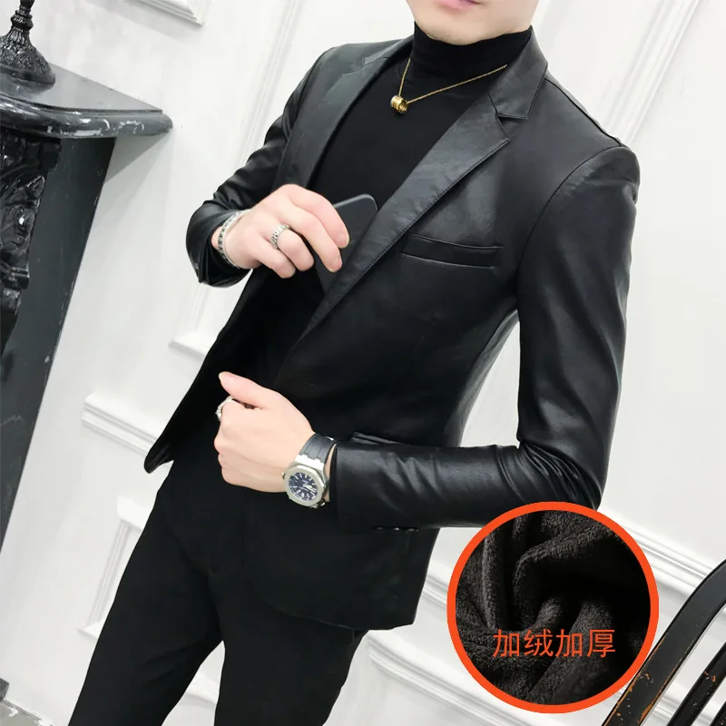 2021 autumn and winter new men's leather jacket fashion lapel PU leather jacket hairdresser nightclub boys leather jacket
2021 autumn and winter new men's leather jacket fashion lapel PU leather jacket hairdresser nightclub boys leather jacket