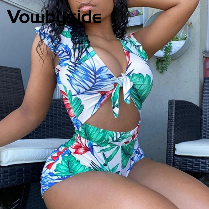 Tropical Leaf Print Short Sleeve Crop Tops & Shorts Set Summer Women Two Piece Set
Tropical Leaf Print Short Sleeve Crop Tops & Shorts Set Summer Women Two Piece Set
