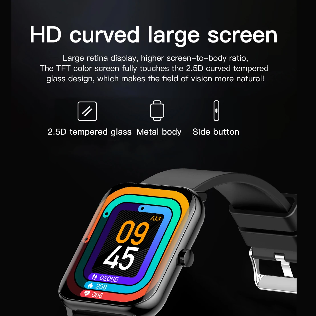 ST22 1.7 Inch Smart Watch Men Heart Rate Monitor IP67 Waterproof Women Smartwatch Fitness Tracker
ST22 1.7 Inch Smart Watch Men Heart Rate Monitor IP67 Waterproof Women Smartwatch Fitness Tracker