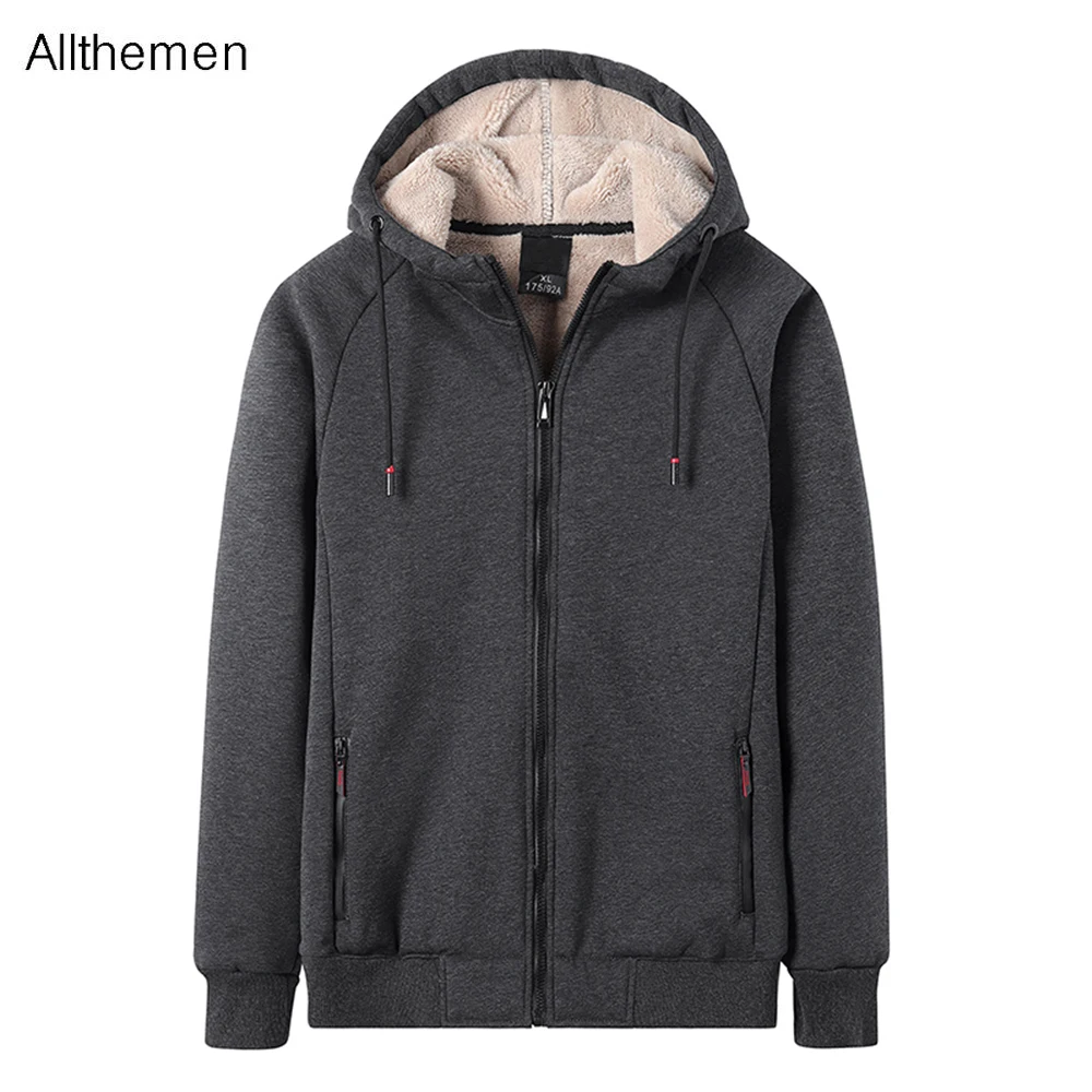 Allthemen Plush Men's Solid Color Hooded Cotton Coat Windbreaker Jackets Streetwear Coats Male Loose Casual Jacket
Allthemen Plush Men's Solid Color Hooded Cotton Coat Windbreaker Jackets Streetwear Coats Male Loose Casual Jacket