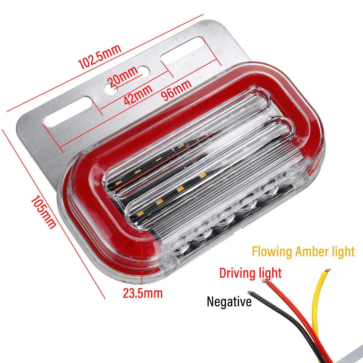 10pcs 24V 31 LED Car Truck Side Marker Lights External Lights Warning Tail Light Signal Brake Lamps for Trailer Lorry Bus
10pcs 24V 31 LED Car Truck Side Marker Lights External Lights Warning Tail Light Signal Brake Lamps for Trailer Lorry Bus