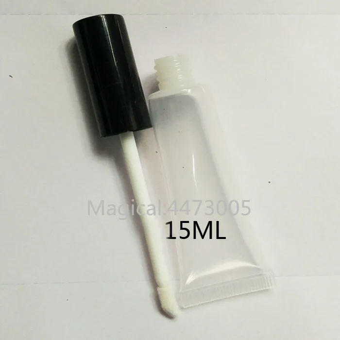 100/200pcs 15ml Empty Clear Hose Lip Gloss Tube with Black Lid, DIY Plastic Portable Bottles, Cosmetics Container Package Shell
100/200pcs 15ml Empty Clear Hose Lip Gloss Tube with Black Lid, DIY Plastic Portable Bottles, Cosmetics Container Package Shell