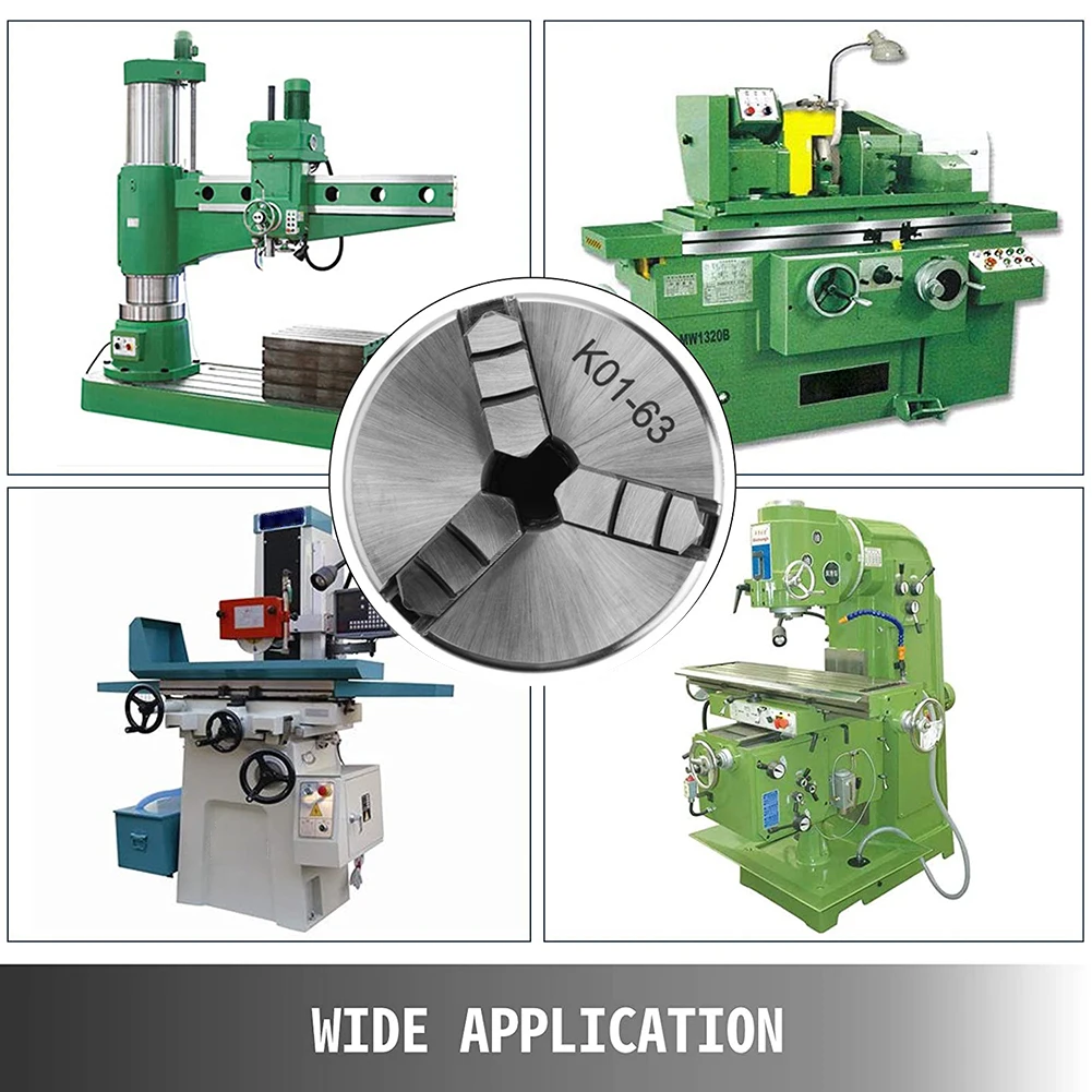 2.5inch Professional Woodworking Steel Machine Tool Rotary Self Centering Manual With Assistance Handle 3 Jaw Lathe Chuck Set
2.5inch Professional Woodworking Steel Machine Tool Rotary Self Centering Manual With Assistance Handle 3 Jaw Lathe Chuck Set