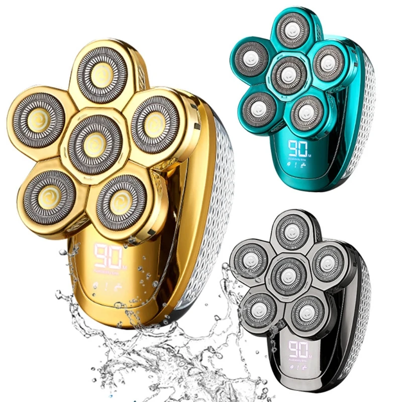 Men 6 in 1 Cordless Electric Rotary Shavers Kit Beard&Hair&Nose Trimmer Facial Cleansing&Massage Brush Waterproof
Men 6 in 1 Cordless Electric Rotary Shavers Kit Beard&Hair&Nose Trimmer Facial Cleansing&Massage Brush Waterproof