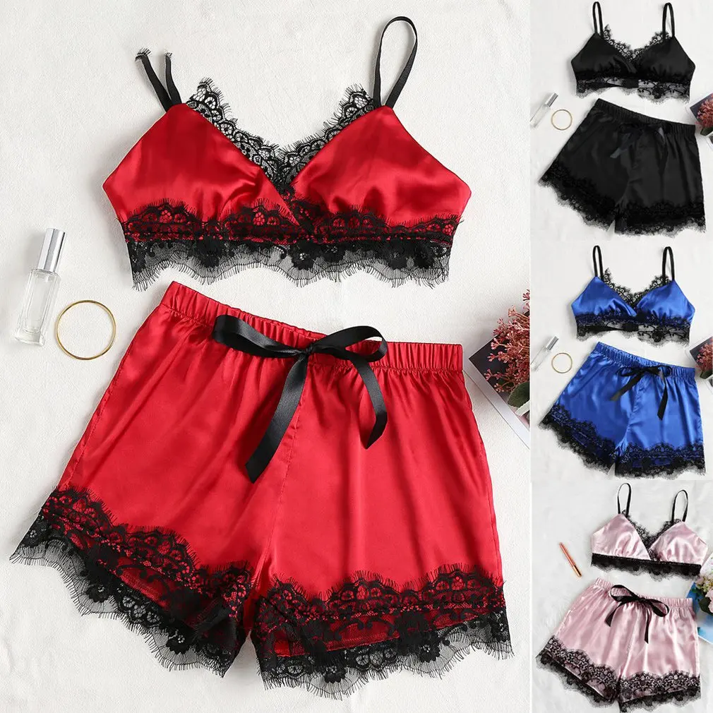 Lady Sexy Lace Sleepwear Underwear Bra Shorts Bodysuit Temptation Costume Exotic Women Nightwear Babydoll Pyjamas Pants Set
Lady Sexy Lace Sleepwear Underwear Bra Shorts Bodysuit Temptation Costume Exotic Women Nightwear Babydoll Pyjamas Pants Set